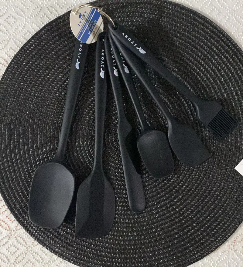 İVORY ( 6 LI ) Spatula Seti SİYAH