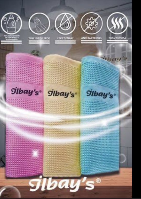 İLBAYS MİKROFİBER 3 lü BEZ