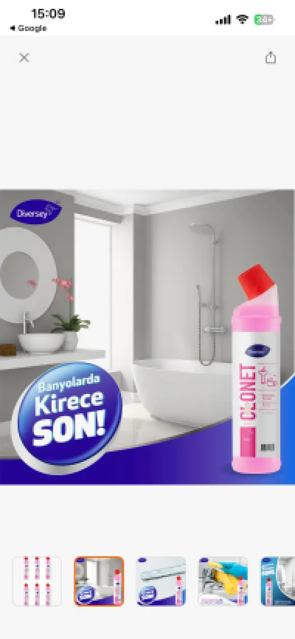Clonet kireç çözücü 750 ml