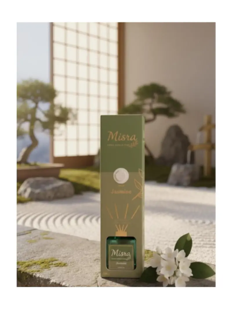100ML ( JASMİNE ) Çubuklu Oda Kokusu Dolap Banyo Ev Oda Parfümü
