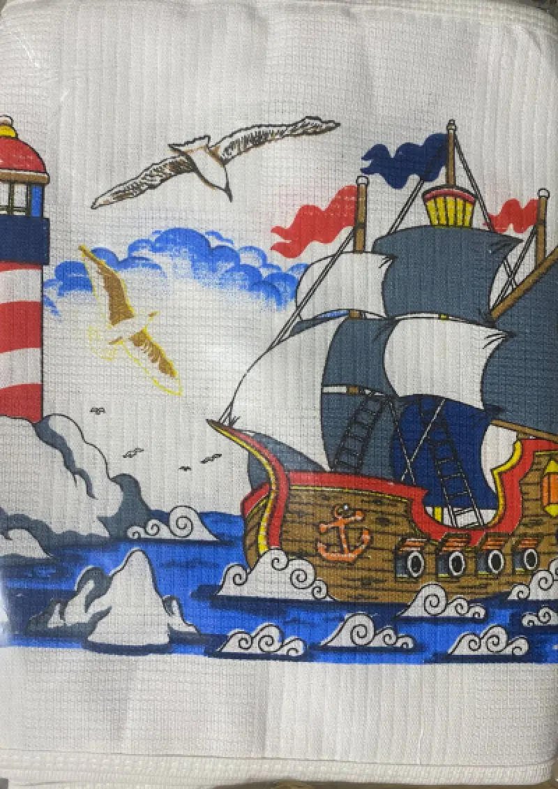 Beslenme Bezi Pamuklu Kumaş 35*50 cm ( 12 adet ) GEMİ