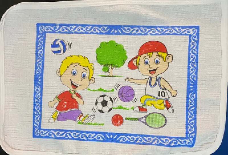 Beslenme Bezi Pamuklu Kumaş 35*50 cm ( 12 adet ) MAVİ