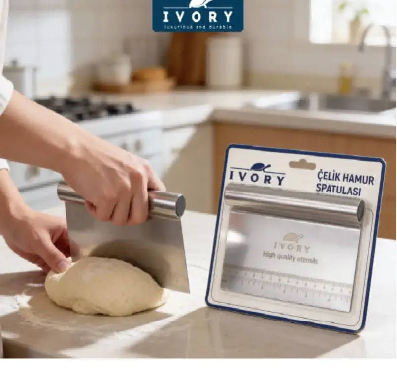 İvory Çelik Hamur Spatulası PST 216