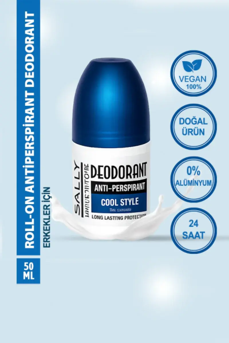 SALLY Erkek Kol Altı Losyon Deodorant Roll On COOL STYLE