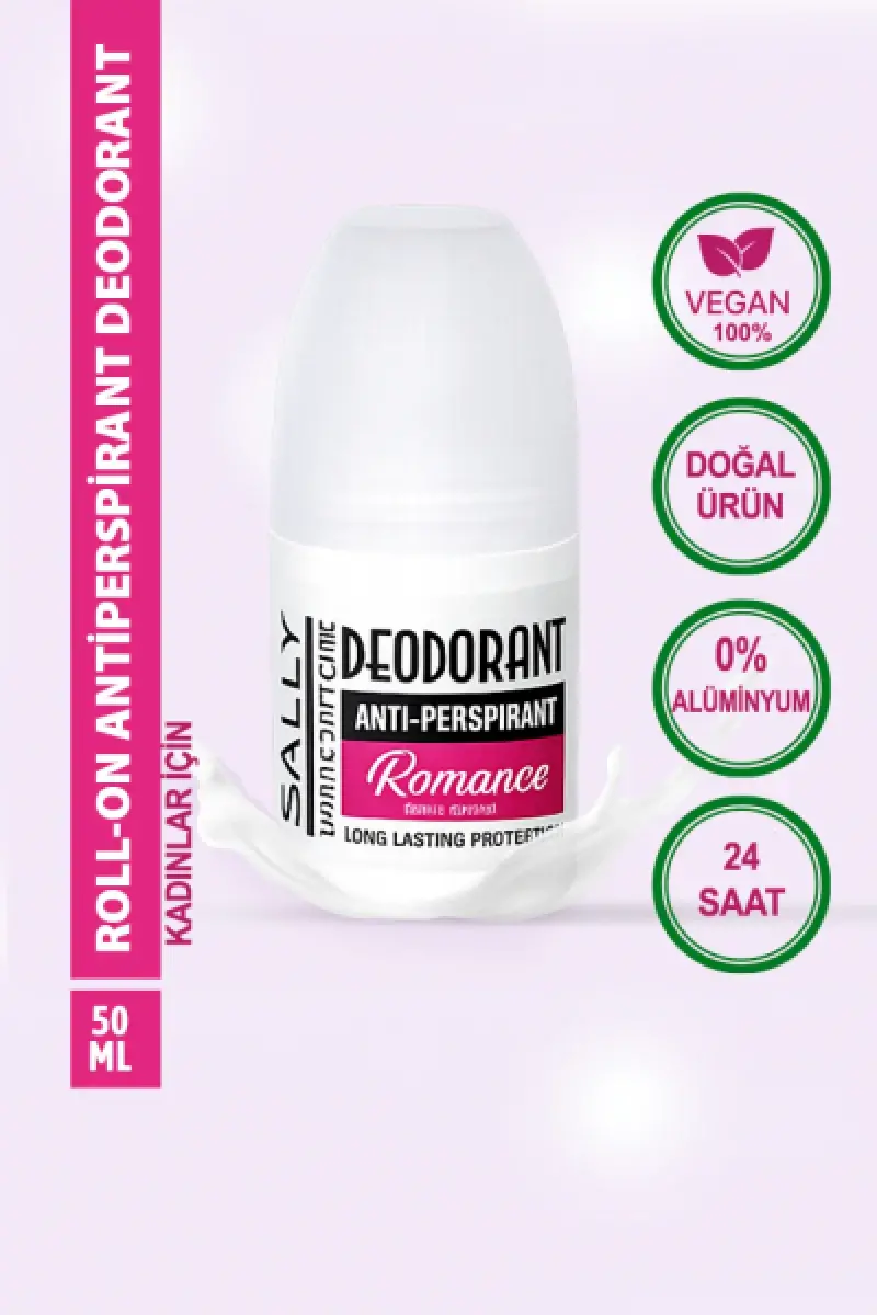 SALLY Kadın Kol Altı Losyon Deodorant Roll On ROMANCE