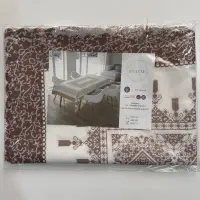 Masa Örtüsü Etnik Desen (kahverengi) ( 150x215 )