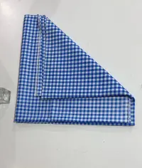 ( 1 Adet ) Leke Tutmaz Kumaş Masa Örtüsü ( MAVİ ) 200*200 cm