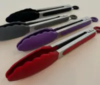  çelik saplı istiridye maşa kırmızı