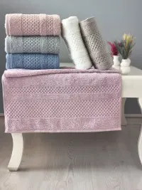 El Yüz Havlusu 50*90 cm. ( Petek desen 6 adet ) 