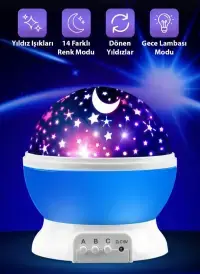 STAR MASTER GECE LAMBASI pembe