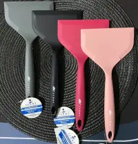 İvory Silikon Jumbo Spatula Geniş gri
