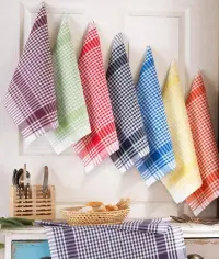 Alman Peçetesi - Kurulama Bezi Pamuklu Kumaş 50*70 cm( 10 adet ) yeşil