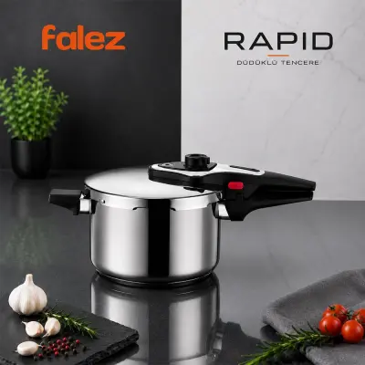 Falez Rapid 8 LT Düdüklü Tencere ( TANITIM FİYATI ) 
