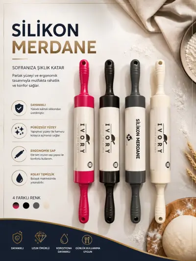 Ivory roll merdane (IVO-PST277) karma renk