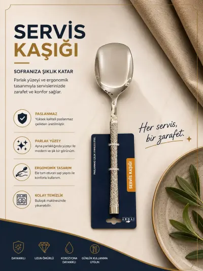 Ivory servis kaşığı Royal (IVO-ME319)