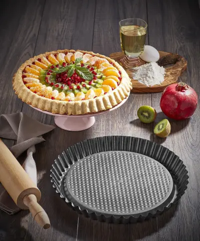 Zena Turta & Tart Kek Kalıbı Yuvarlak Yapışmaz