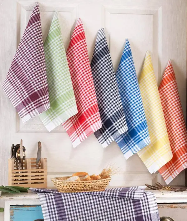 Alman Peçetesi - Kurulama Bezi Pamuklu Kumaş 50*70 cm( 10 adet ) yeşil